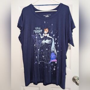 NWT DCL Disney Cruise Line Wish Cinderella Shirt Size XL